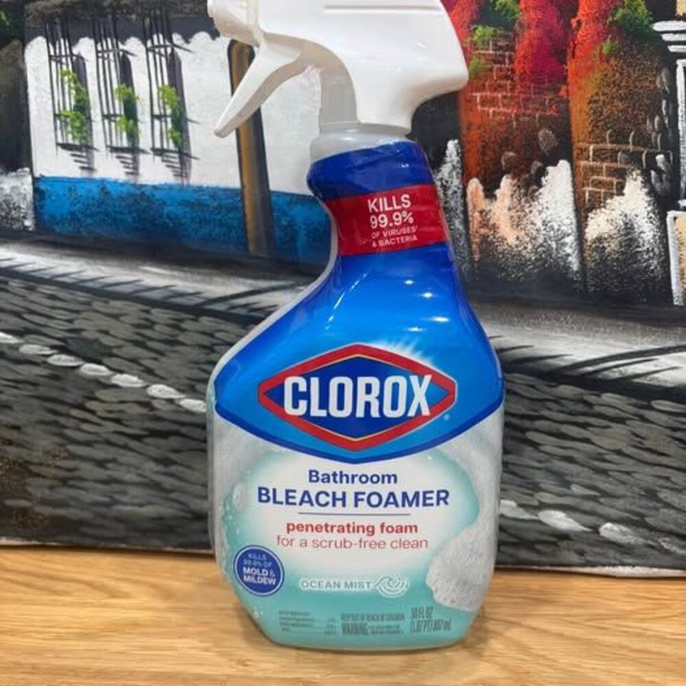Clorox Bathroom Bleach Foamer, Ocean Mist – 30 oz